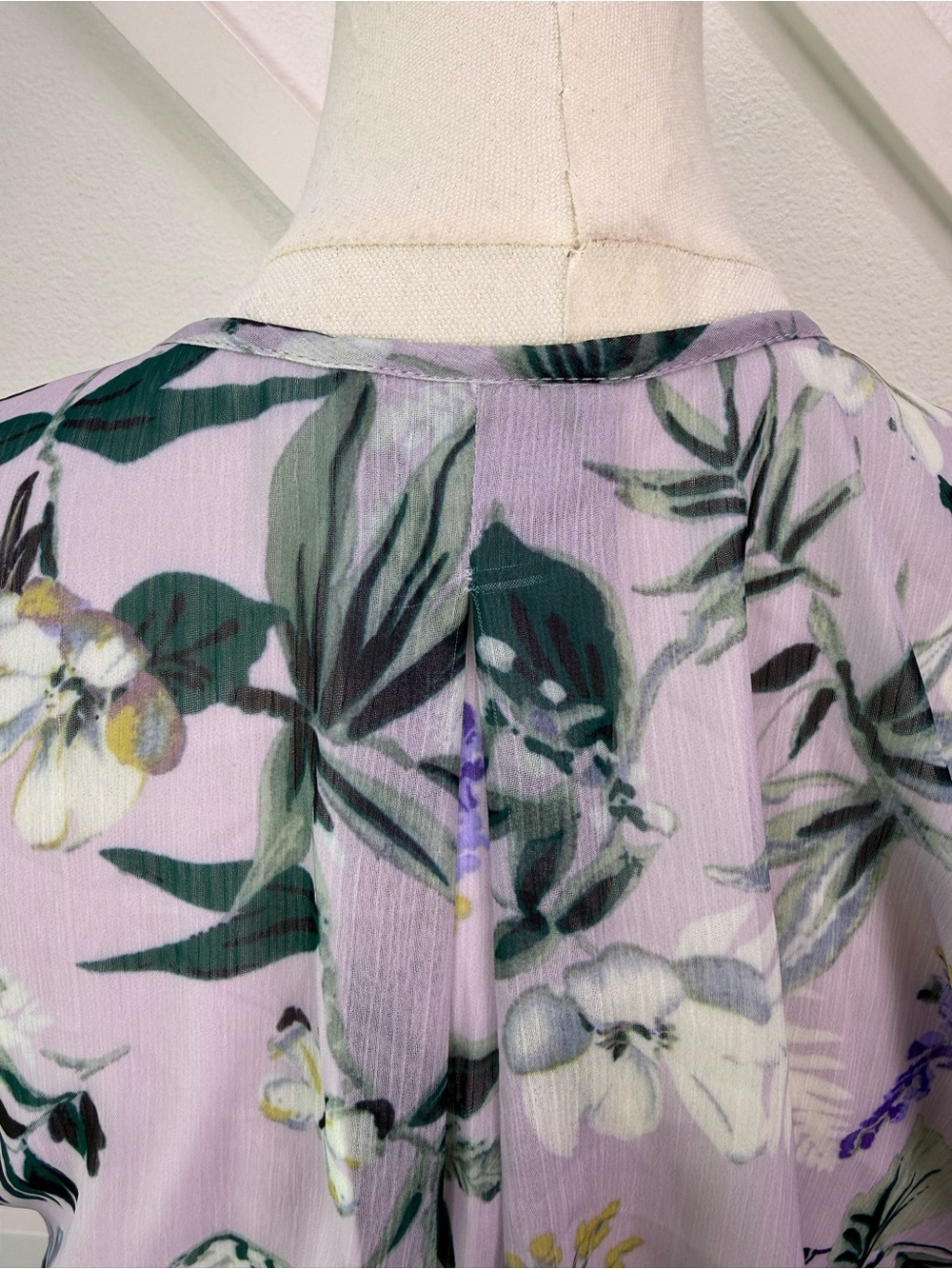 NWT Ivy City Co Lavender Fields Faux Wrap Maxi Dress Size Small Purple Floral - Picture 7 of 11